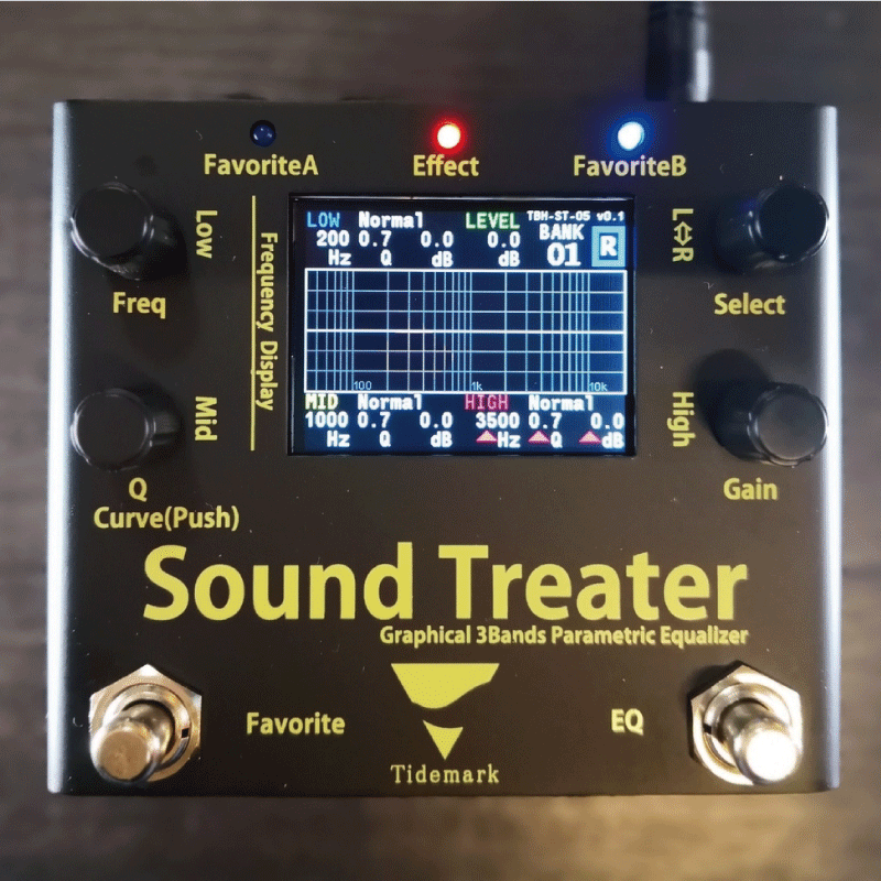 SoundTreater【Graphical 3Bands Parametric Equalizer】 - Tidemark